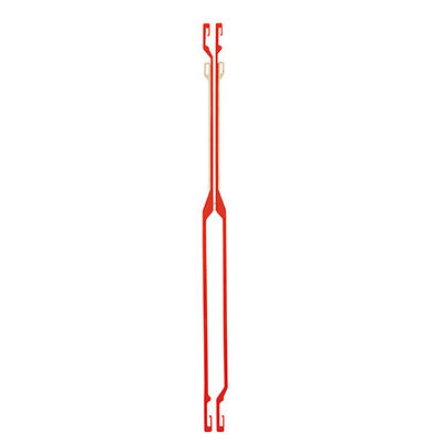 380mm J Type Leno Healds Red Plastic JW-0088 For Weaving Loom
